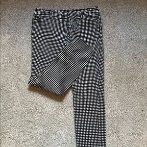 Black and White Houndstooth Pants